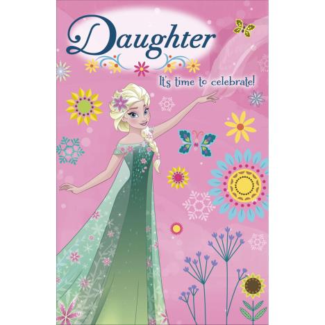 Daughter Elsa Disney Frozen Birthday Card £2.49